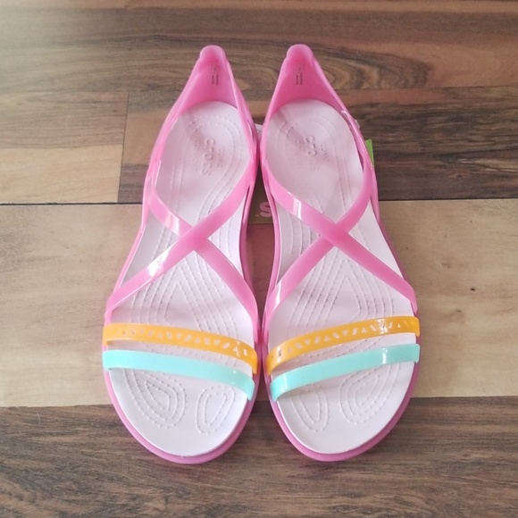 crocs isabella cut strappy sandal